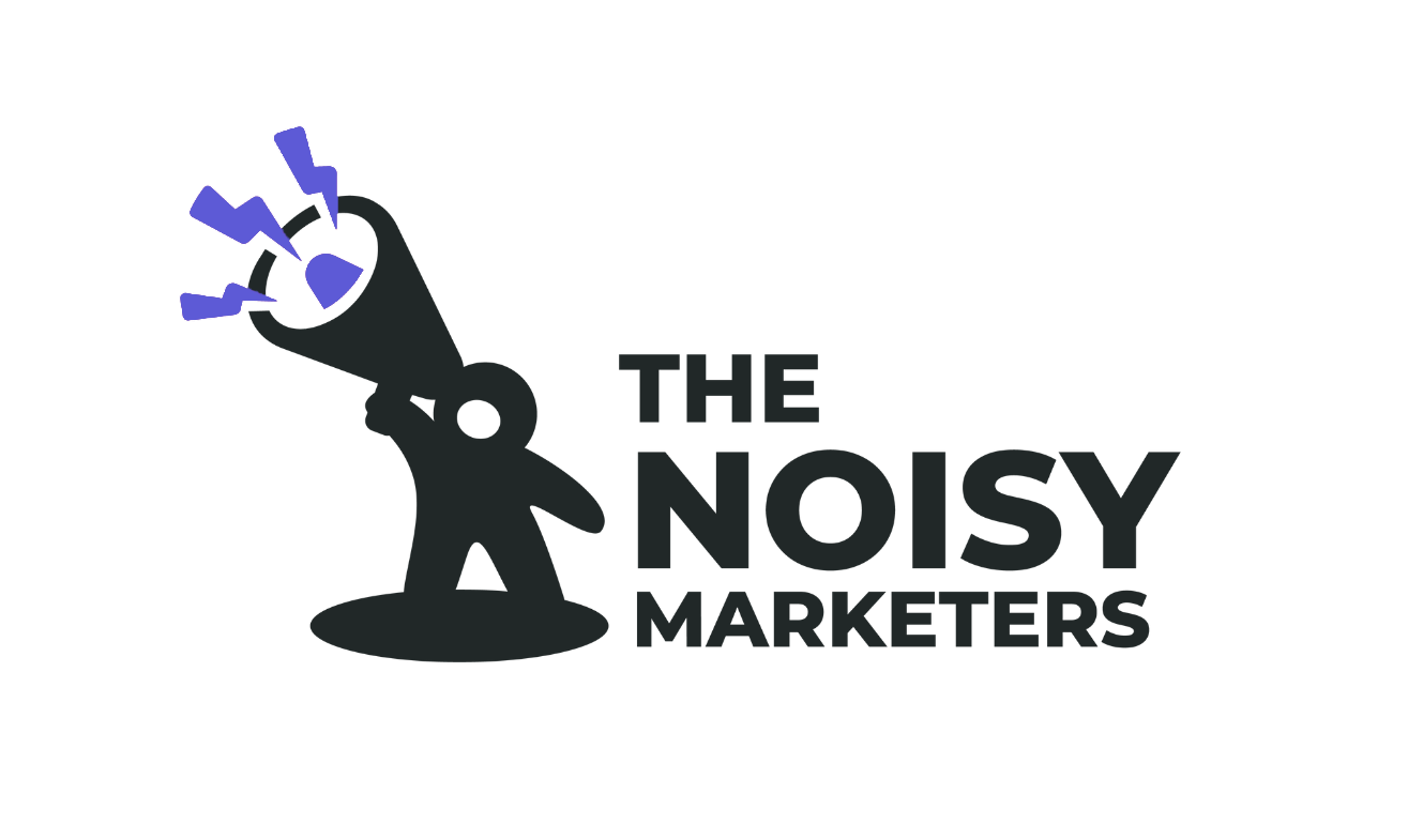 purple noisy marketers website logo more space